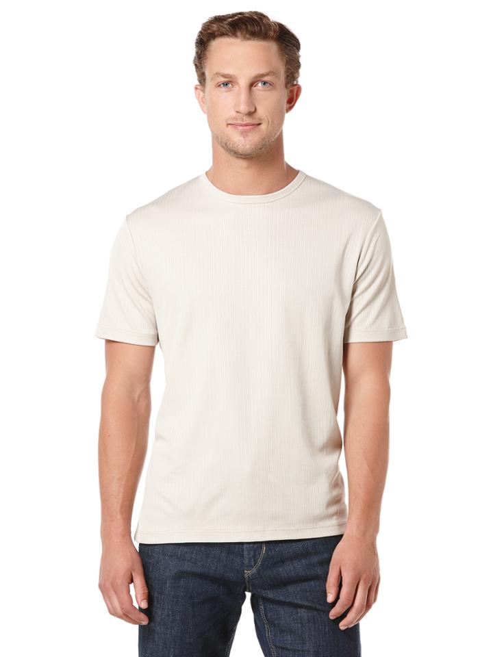 Perry Ellis Solid Crew Knit Tee