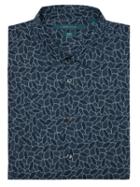 Perry Ellis Short Sleeve Cactus Print Shirt