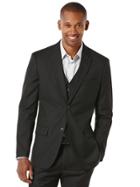 Perry Ellis Regular Fit Herringbone Suit Jacket