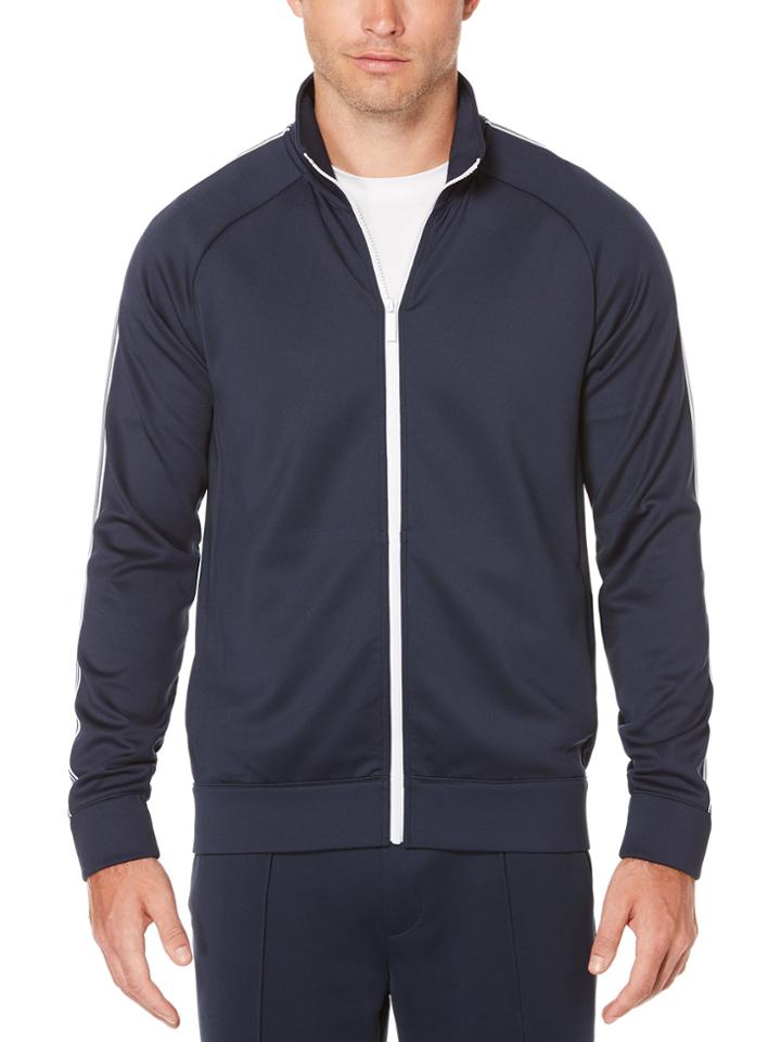 Perry Ellis Long Sleeve Full Zip Track Jacket