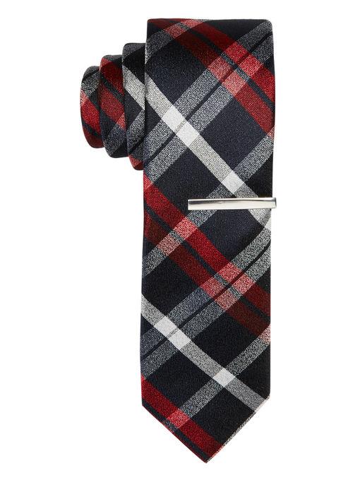 Perry Ellis Gannon Plaid Tie