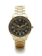 Perry Ellis Gold Tone Bracelet Watch