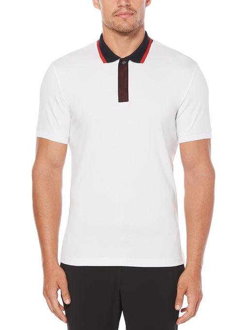 Perry Ellis Short Sleeve Contrast Trim Polo