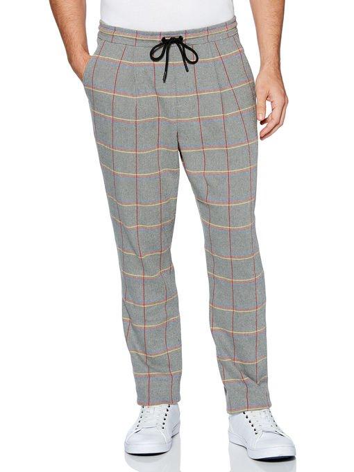 Perry Ellis Plaid Drawstring Pant