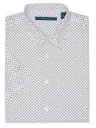 Perry Ellis Short Sleeve Mini Cube Shirt