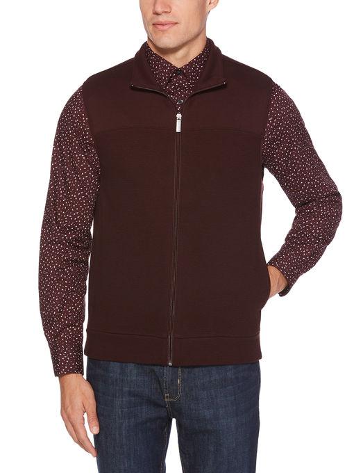 Perry Ellis Textured Jacquard Vest