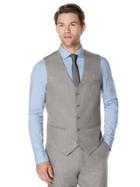 Perry Ellis Slim Fit Twill Grey Suit Vest