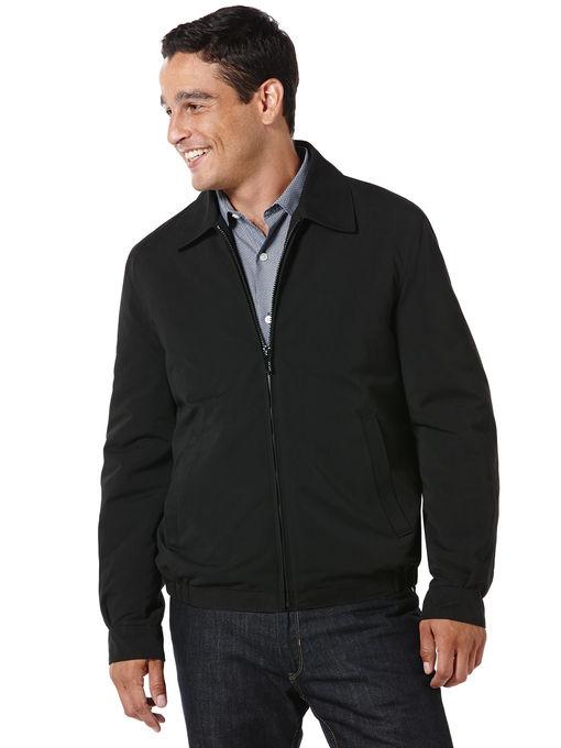 Perry Ellis Big Microfiber Zip Front Jacket