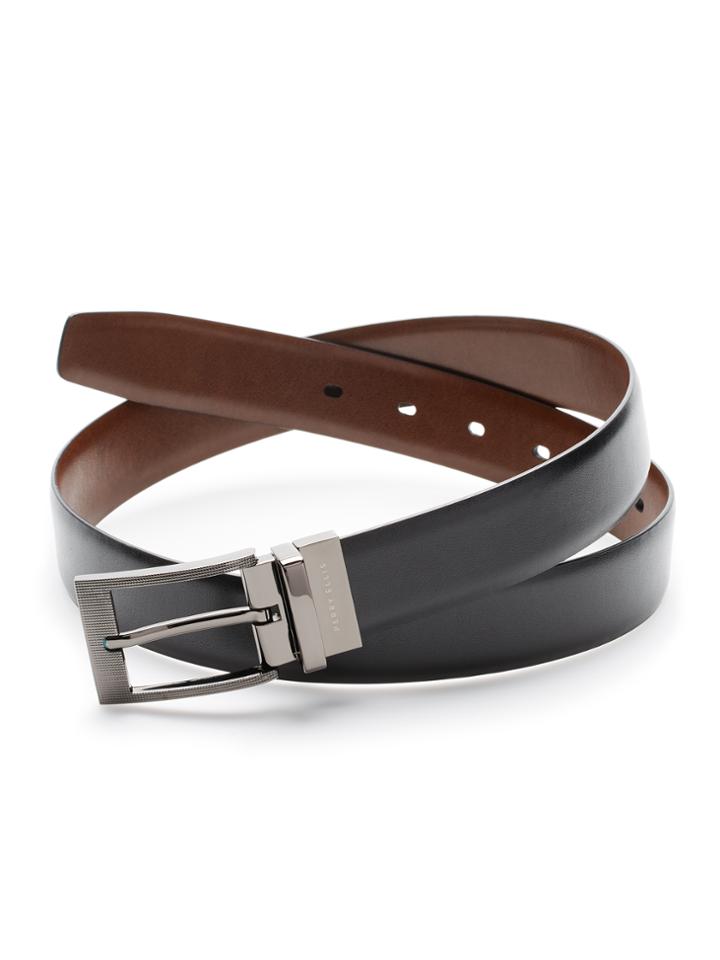 Perry Ellis Big And Tall Zenus Leather Belt