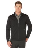 Perry Ellis Big And Tall Textured Full Zip Jacket