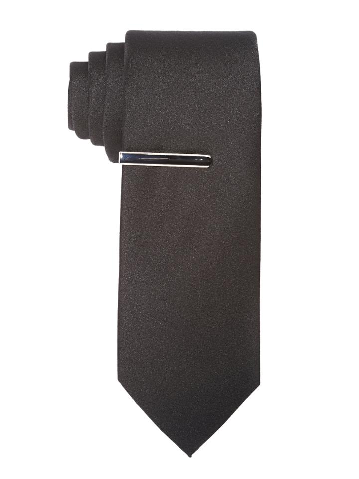 Perry Ellis Sable Solid Slim Tie