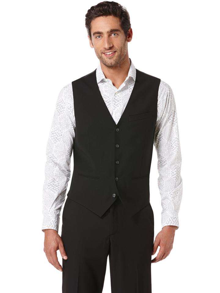 Perry Ellis Solid Suit Vest