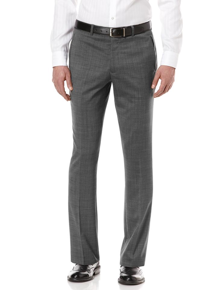 Perry Ellis Charcoal Neat Suit Pant
