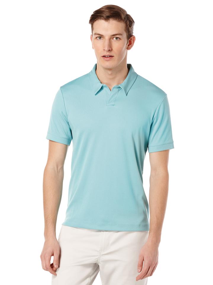 Perry Ellis Big And Tall Short Sleeve Rib Polo