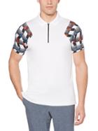 Perry Ellis Tech Zip Neck Polo
