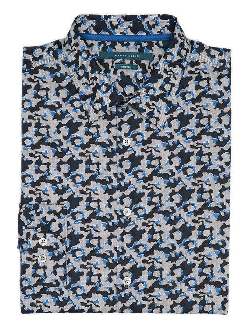 Perry Ellis Camo Print Shirt