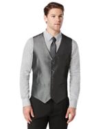 Perry Ellis Big And Tall Iridescent Twill Suit Vest