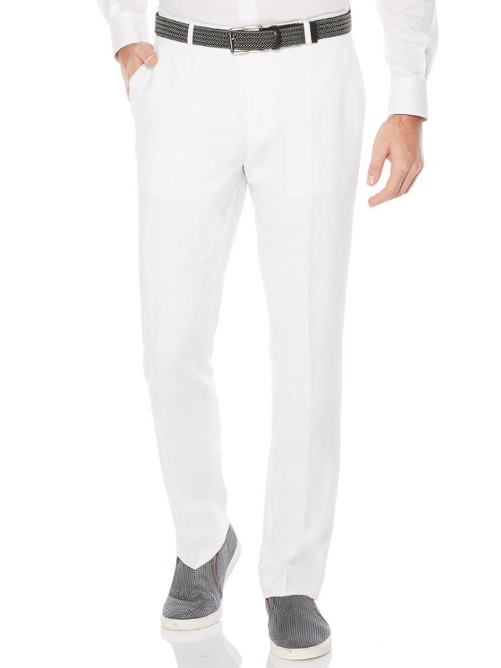 Perry Ellis Very Slim Perforated Linen Suit Pant