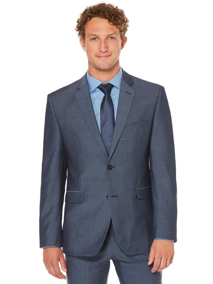 Perry Ellis Slim Fit Brilliant Blue Suit Jacket