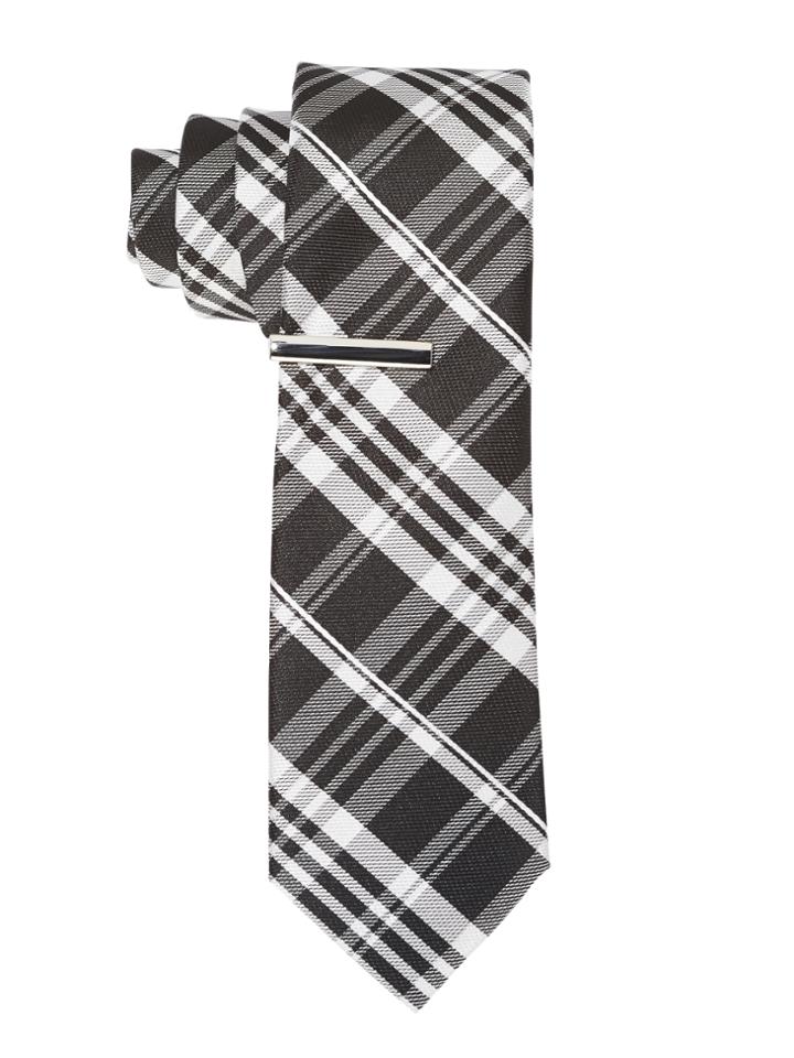 Perry Ellis Mallani Plaid Tie