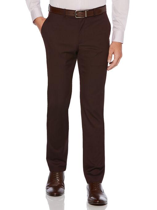 Perry Ellis Slim Textured Solid Pant