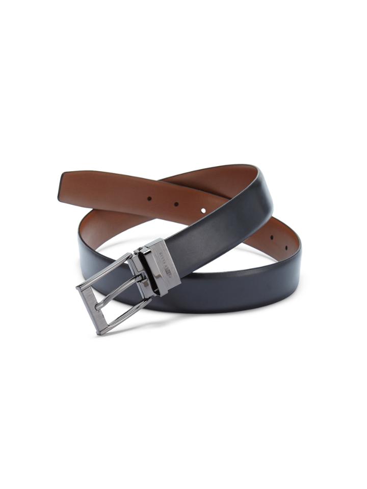 Perry Ellis Scratch Leather Belt