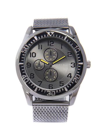 Perry Ellis Perry Ellis Portfolio Black Mesh Watch