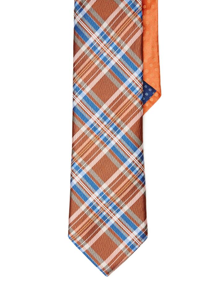 Perry Ellis Thorton Plaid Silk Tie