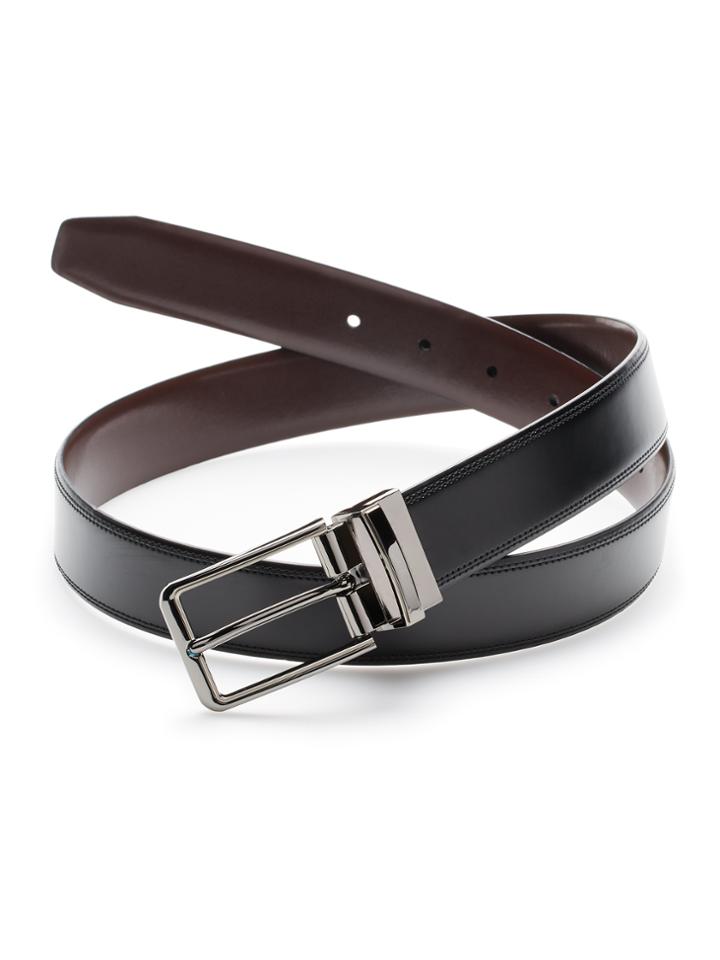 Perry Ellis Silver Lines Belt