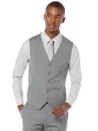 Perry Ellis Textured Diamond Suit Vest