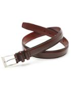 Perry Ellis Milled Luggage Leather Belt