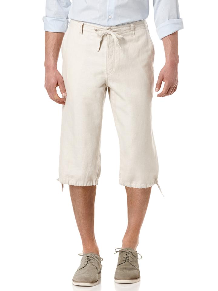 Perry Ellis Herringbone Clam Digger Shorts