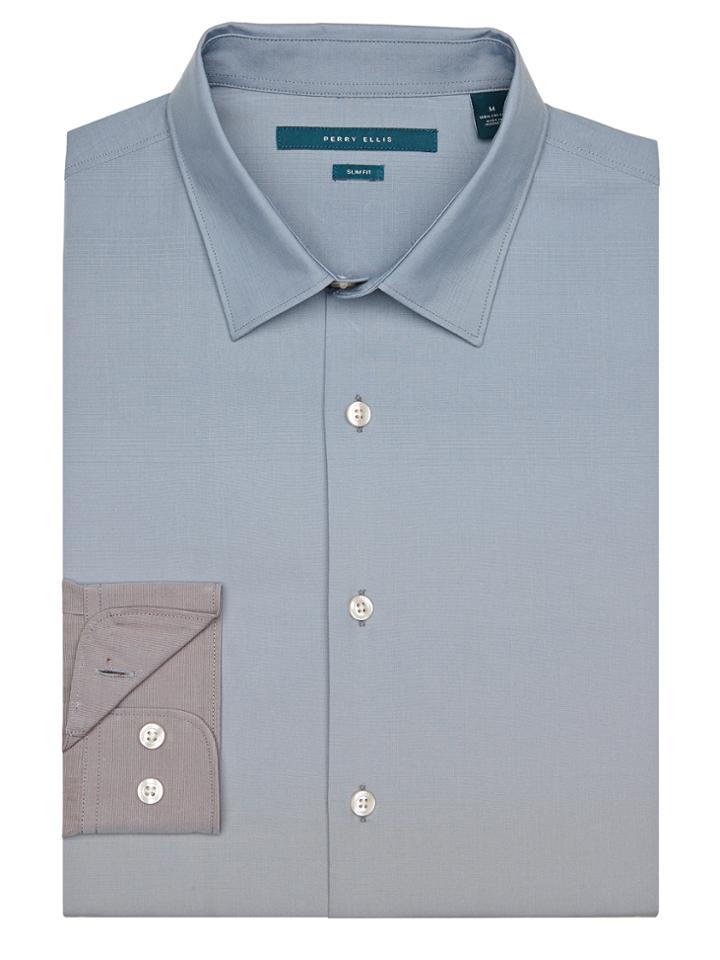 Perry Ellis Big And Tall Subtle Ombre Shirt