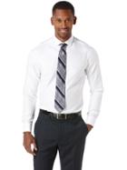 Perry Ellis Slim Fit Solid Oxford Dress Shirt