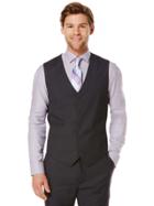 Perry Ellis Tonal Micro Check Suit Vest