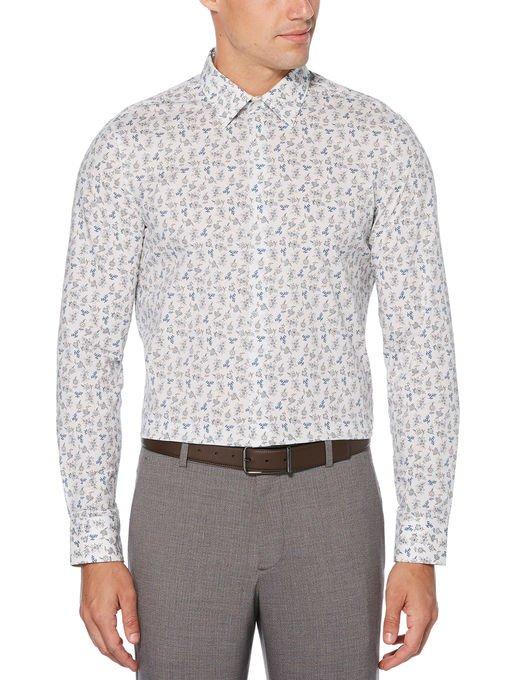 Perry Ellis Slim Fit Micro Floral Shirt