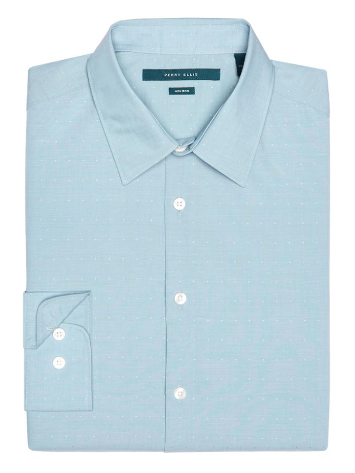 Perry Ellis Non-iron Tile Jacquard Shirt