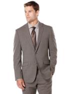Perry Ellis Slim Fit Grey Check Suit Jacket