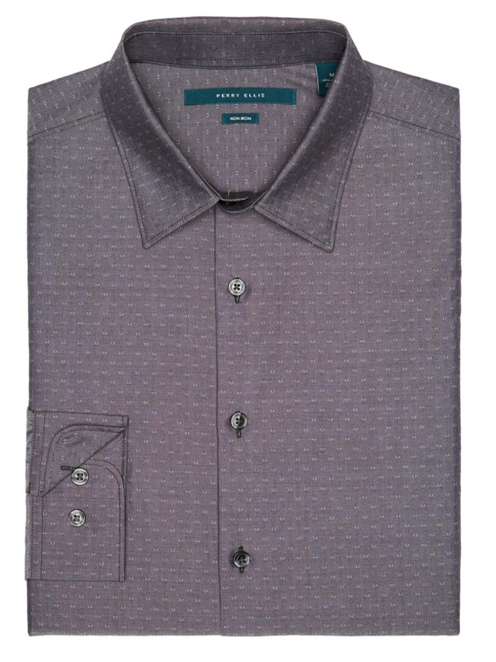Perry Ellis Non-iron Iridescent Motif Shirt