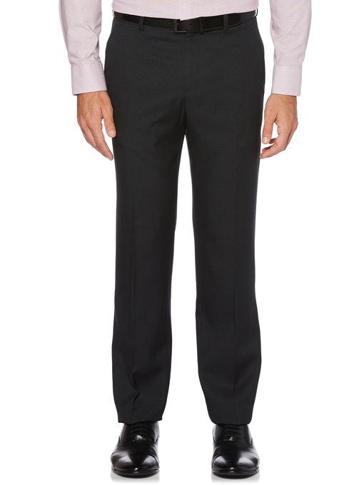 Perry Ellis Modern Fit Check Washable Dress Pant