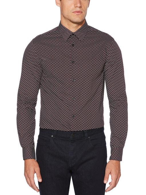 Perry Ellis Abstract Floral Shirt
