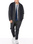 Perry Ellis Color Block Overcoat