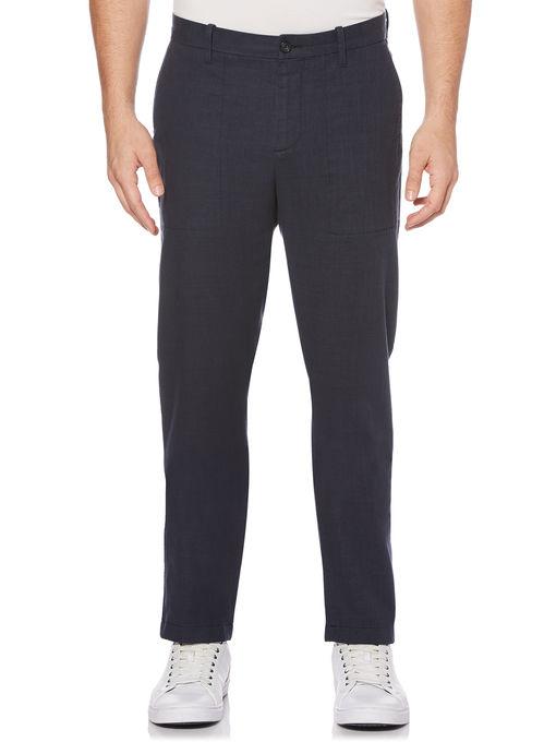 Perry Ellis Slim Fit Crosshatch Chino