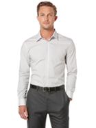 Perry Ellis Long Sleeve Tile Texture Print Shirt