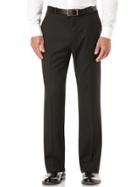 Perry Ellis Big And Tall Pinstripe Flat Front Dress Pant