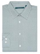 Perry Ellis Diamond Print Roll-up Shirt