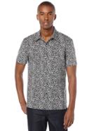 Perry Ellis Short Sleeve Exclusive Sketch Floral Shirt
