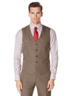 Perry Ellis Big And Tall Subtle Pattern Twill Suit Vest