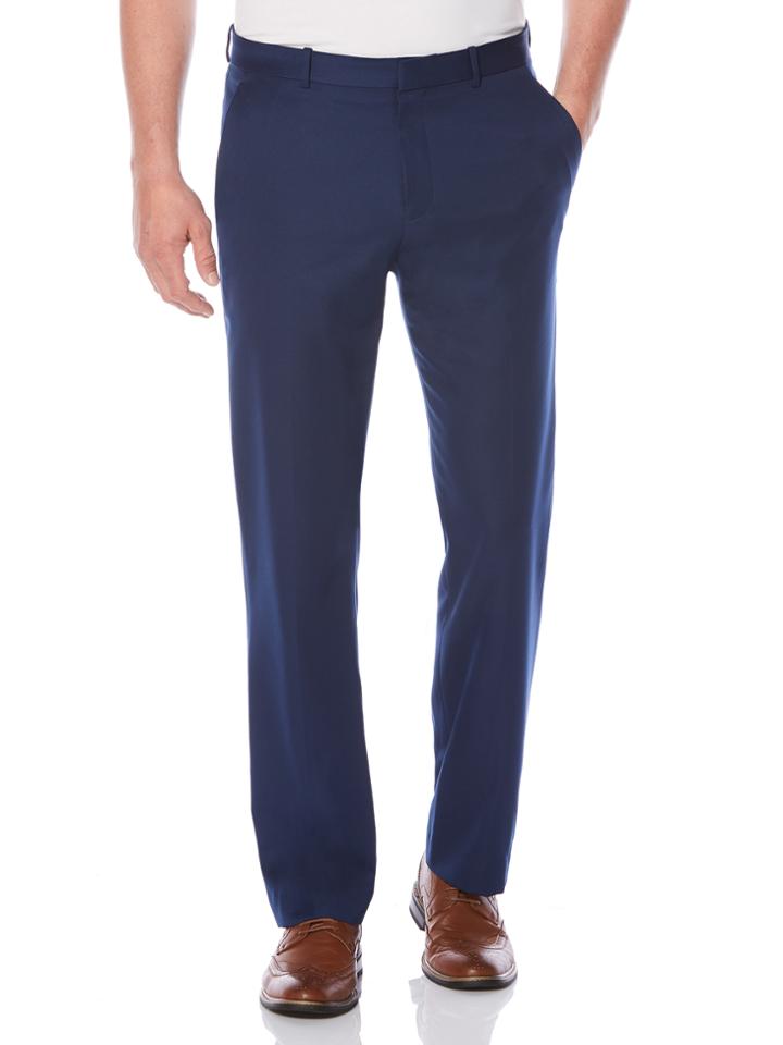 Perry Ellis Non-iron Tonal Stripe Flat Front Dress Pant