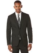 Perry Ellis Slim Fit Tonal Plaid Suit Jacket